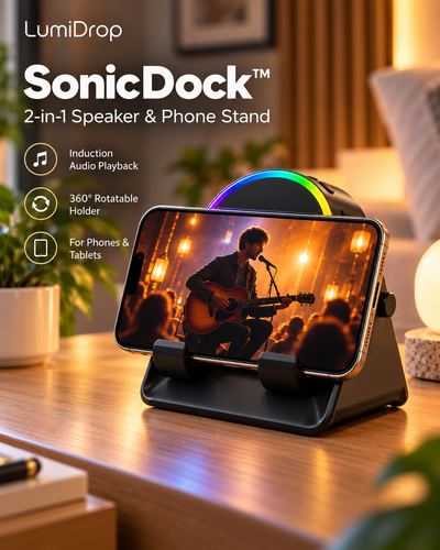 SonicDock™ Wireless Phone Speaker