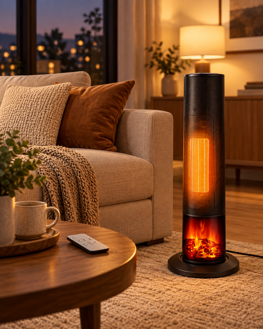 FlameGlow™ – 3D Flame Tower Heater