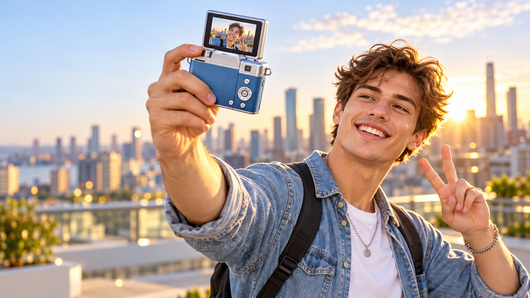 LumiSnap™ — Retro Mini Digital Camera