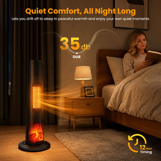 FlameGlow™ – 3D Flame Tower Heater